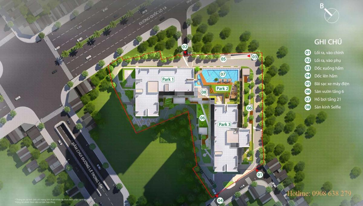 Mặt bằng dự án PICITY SKY ZEN