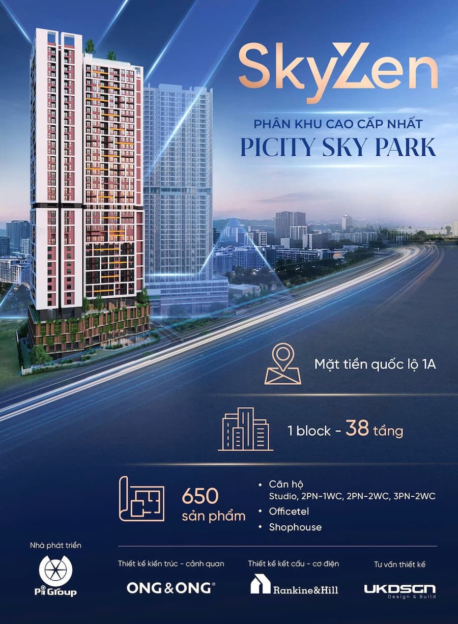  8 LÝ DO CHỌN MUA CĂN HỘ  SKYZEN PICITY PARK