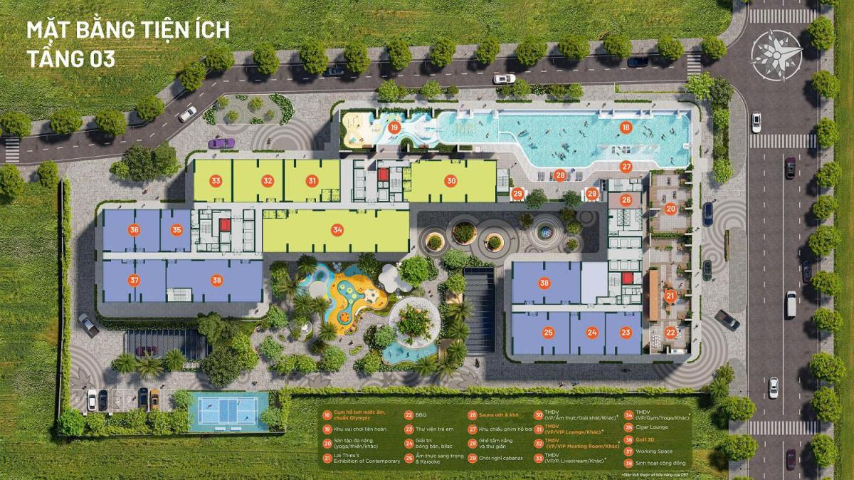 Mặt bằng Happy One Mori