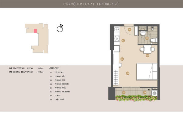 layout  Ava Center Thuận Giao