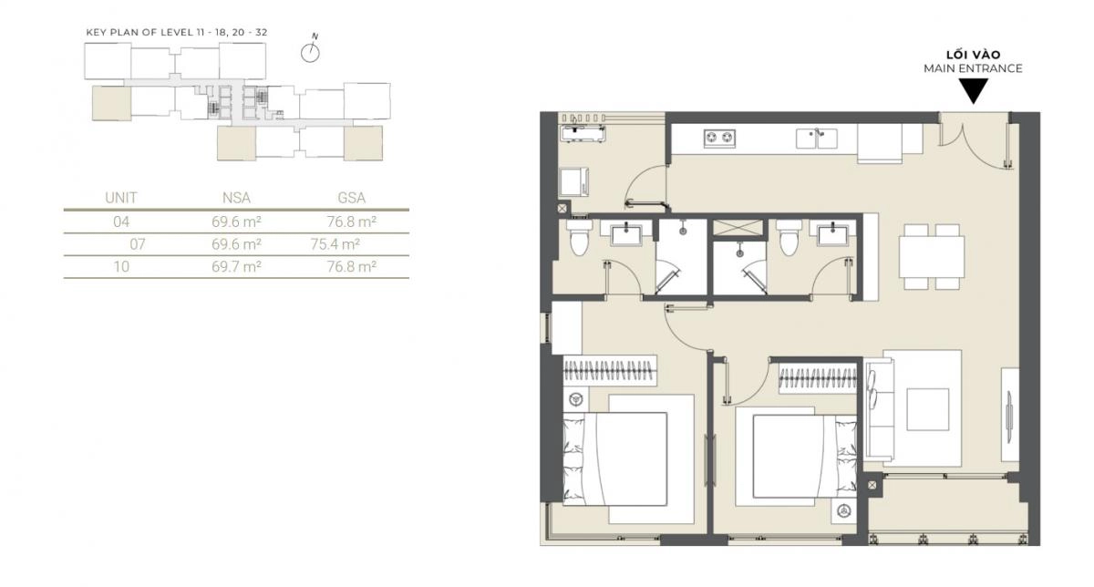 Cho thuê căn góc 2pn dự án Lumiere Riverside đầy đủ nội thất Cho thuê căn góc 2pn dự án Lumiere Riverside đầy đủ nội thất