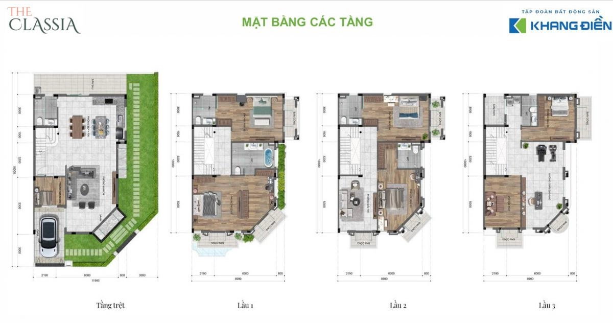 NHÀ PHỐ CLASSIA G13