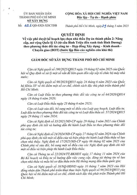 Mở Rộng Quốc Lộ 13 TPHCM