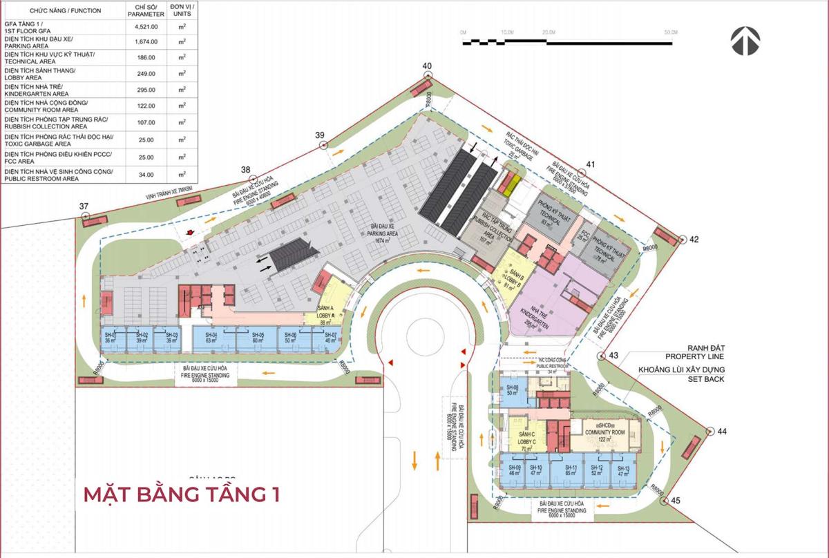 Mặt bằng tầng 6