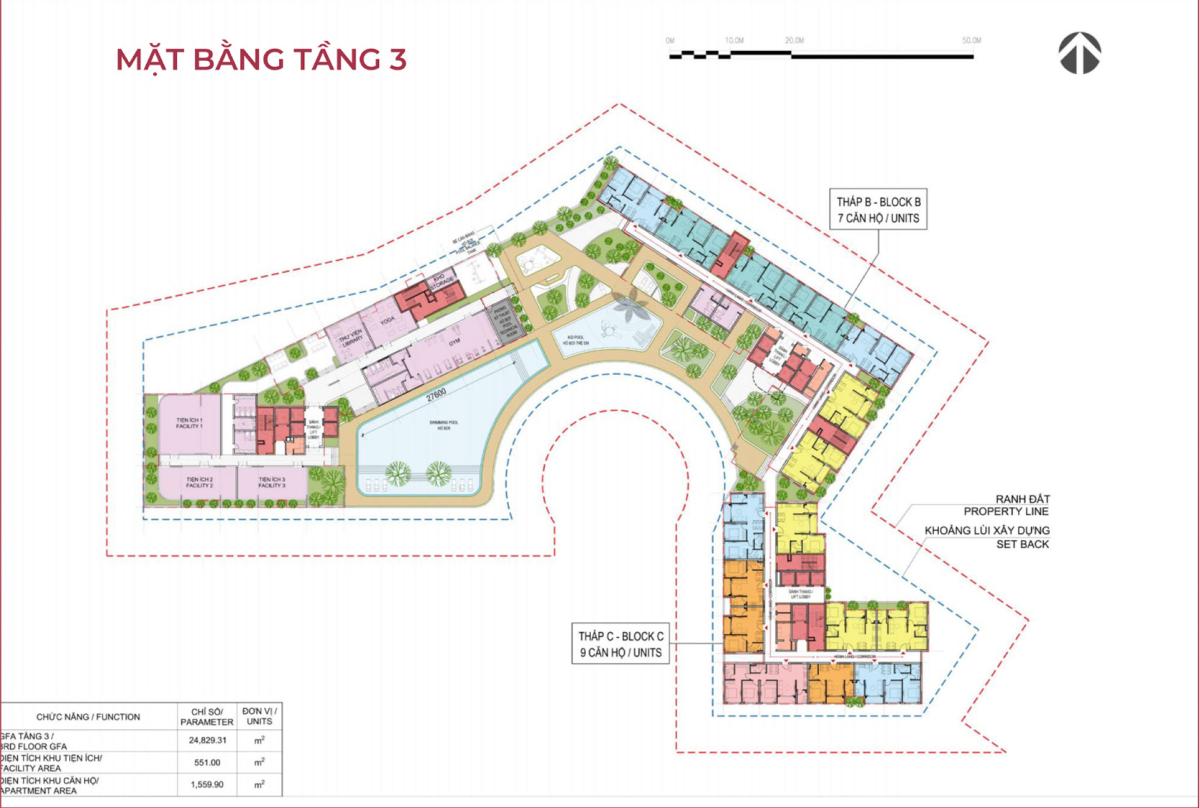 Mặt bằng tầng 2 skyzen