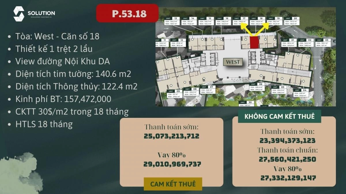  Shophouse dự án Lumiere Riverside Quận 2 