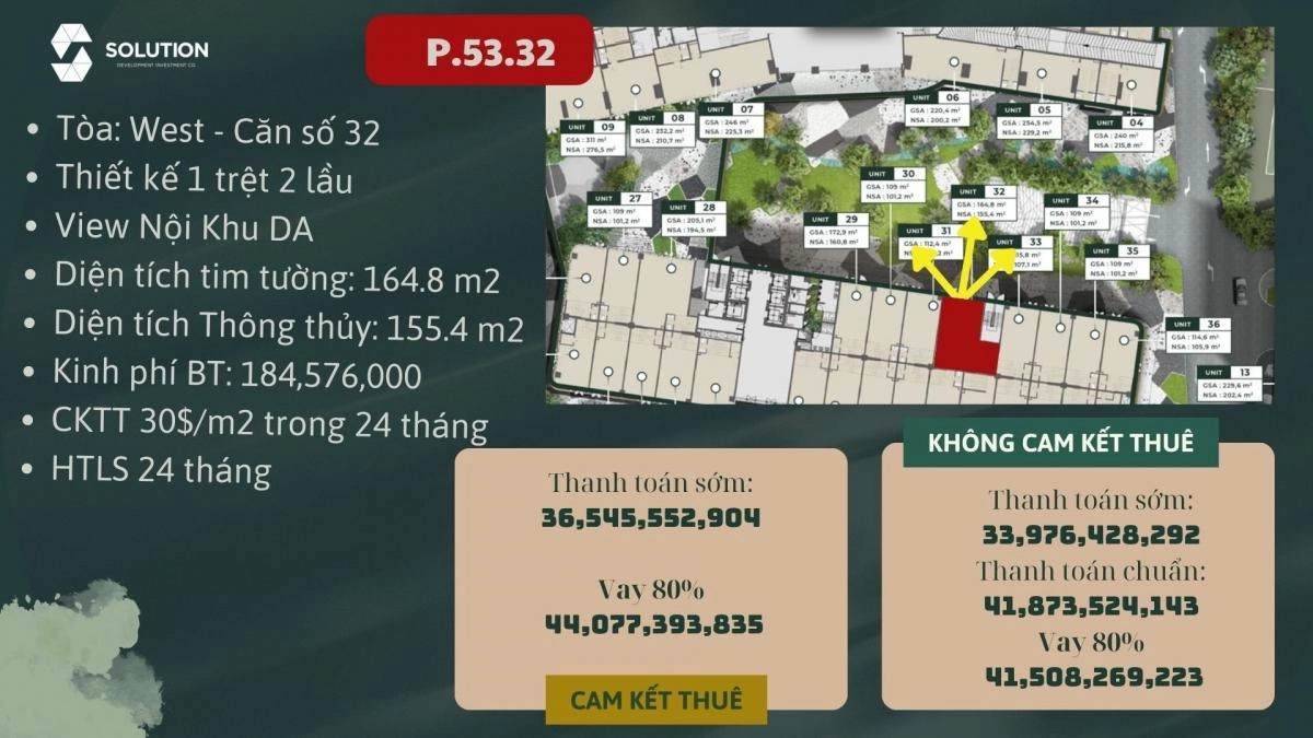  Shophouse dự án Lumiere Riverside Quận 2 