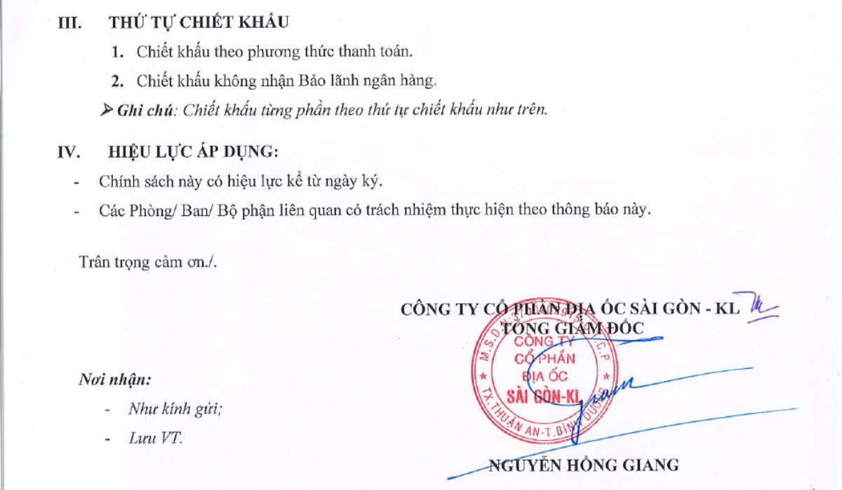le ban giao The Pearl Riverside