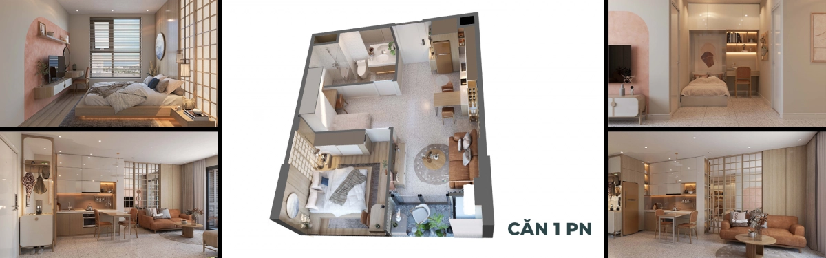 Mặt bằng căn hộ dự án The Emerald 68 