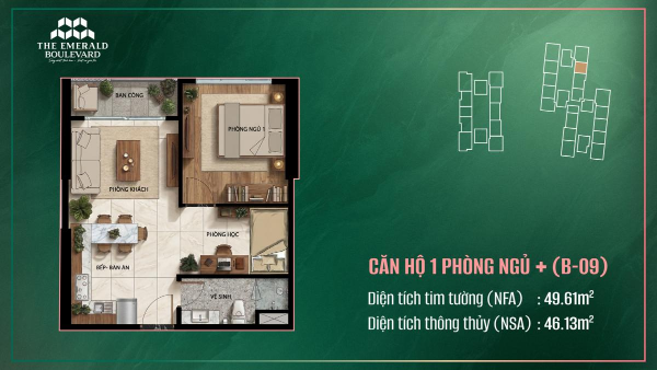 thiet ke can ho The Emerald Boulevard