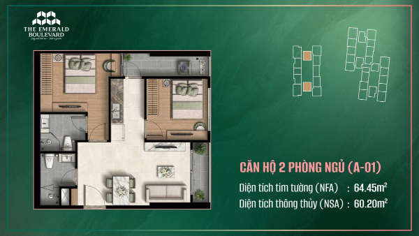 thiet ke can ho The Emerald Boulevard