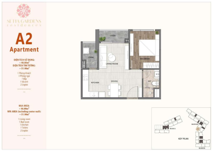 thiet ke can ho La Pura