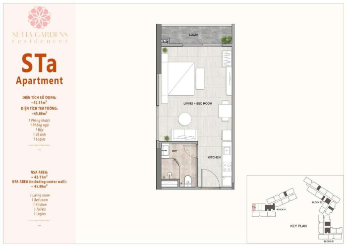 thiet ke can ho La Pura