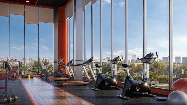 tiện ích căn hộ Green Skyline Dĩ An gym