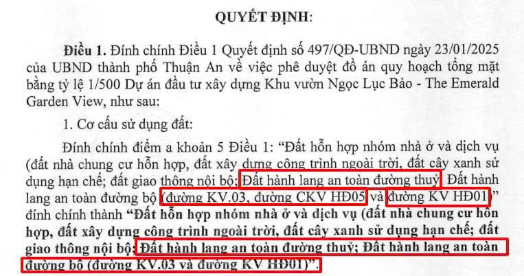 PHÂN TÍCH VỀ QUY HOẠCH TIỀM NĂNG CỦA DỰ ÁN THE EMERAL GARDEN VIEW